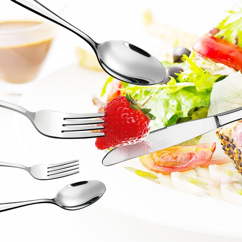 Eslite Stainless Steel Dinner/Salad Forks Set,24-Piece,8 Inches - Image 5
